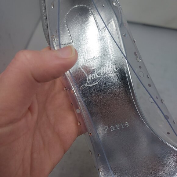 Christian Louboutin Jelly Strass Bow Wedding Crystal PVC Pump - Picture 7 of 9